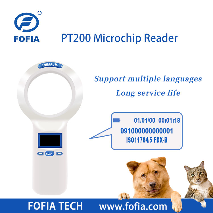 Animale domestico animale Chip Reader della lettura 134.2khz del microchip