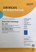 Porcellana Wuxi Fofia Technology Co., Ltd Certificazioni