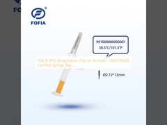 Chip RFID FDX-B per la temperatura per animali – Tag a siringa certificato ISO11784/85