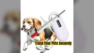 Siringa con microchip per animali ISO 11784 134,2kHz FDX-B