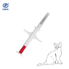 RFID Animal ID Tracking Microchip Iniezione di animali domestici ICAR Certificato con 4 adesivi a codice a barre
