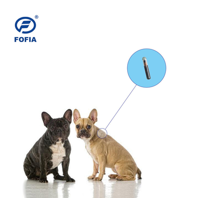 RFID Animal ID Tracking Microchip Iniezione di animali domestici ICAR Certificato con 4 adesivi a codice a barre