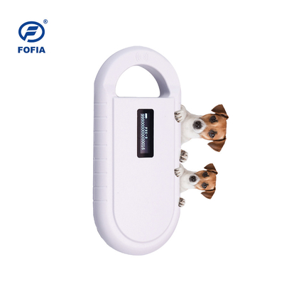 Inglese Microchip animale Rfid scanner batteria al litio portatile con 5 ore di tempo continuo