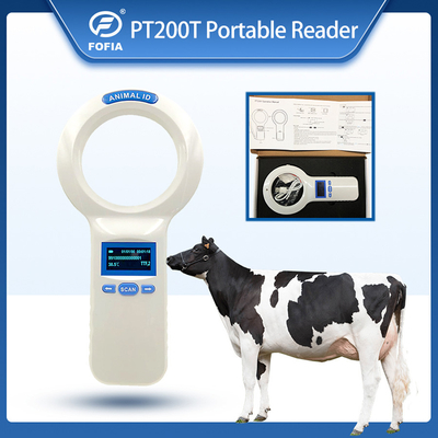 Scanner per microchip RFID per animali, lettore di etichette auricolari 3AA, scanner per microchip per cani