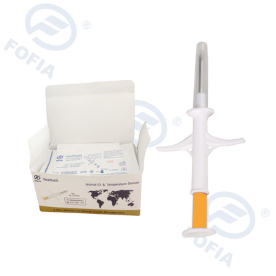 Temperatura Glasstag della lettura 2.12*12mm del microchip dell'etichetta di temperatura del cane