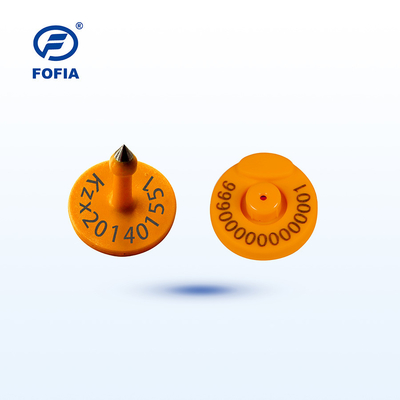 FOFIA RFID Tag auricolare elettronico Tag di tracciamento animale con termometro per bovini e pecore