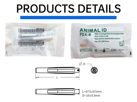 Una nuova generazione di microchip di identificazione impiantabile 2-in-1 per tutti i tipi di animali ZS005