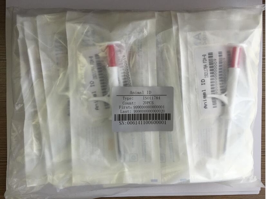 ISO11784/5 FDX-B Standard RFID Animal ID Microchip Filtro di siringa usa e getta