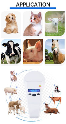 Un scanner a microchip per animali PT580 di nuova generazione progettato per leggere informazioni su microchip compatibile con 7000 dati di archiviazione