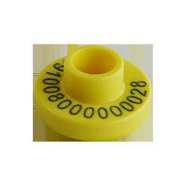 Certificato ICAR 134.2kHz FDX-B RFID Tag auricolare elettronico con tensione 350N Per l'identificazione del bestiame Per il tracciamento degli animali