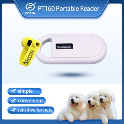 Compatto scanner per microchip per animali con batteria ricaricabile