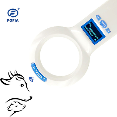 Etichetta animale portatile del lettore 134.2khz dell'analizzatore del microchip di RFID