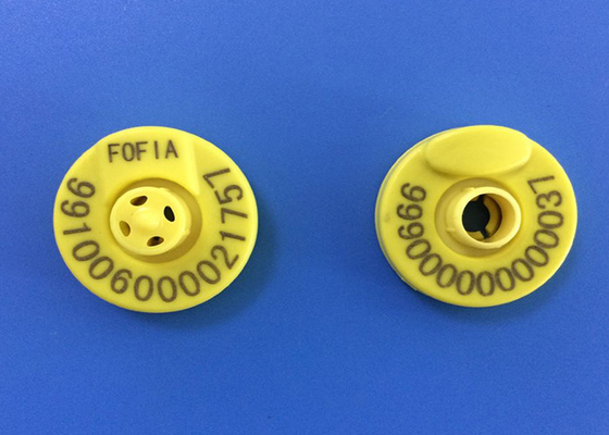 FULL ICAR-Certified RFID FDX-B Tag auricolari elettronici per la gestione del bestiame Tag di identificazione animale a colori personalizzati 134,2 KHz per bovini, pecore, capre e maiali