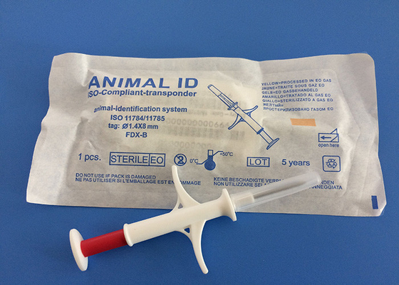 Il microchip che segue il dispositivo per i cani 1.4*8mm, EM4305 ha trovato i risponditori iniettabili del microchip dell'animale domestico
