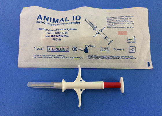 microchip impiantabile dell'inseguitore dell'animale domestico 134.2Khz con la siringa