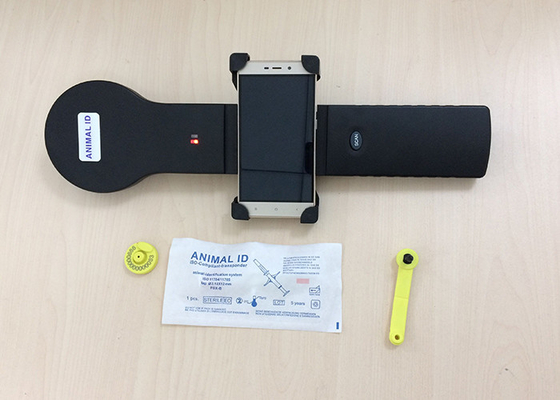 Telefono cellulare senza fili di sostegno del lettore di marchio auricolare di identificazione degli animali per gestione del bestiame