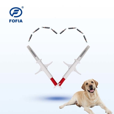 1.25*8mm Animal ID Microchip 134.2 KHz Read Range 3-10 Cm For Dogs Track Pet Tracking Chip chip di tracciamento per cani