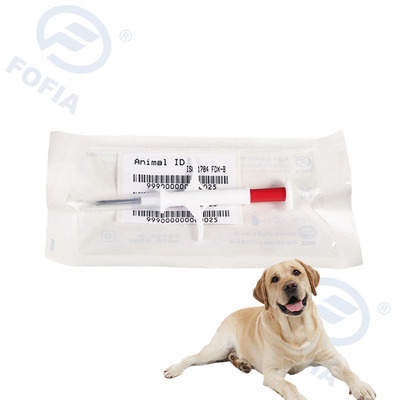 Microchip di tracciamento degli animali con etichetta di vetro europea