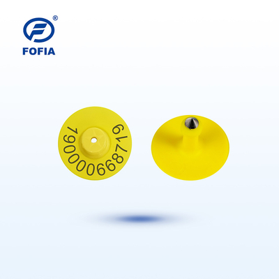 EPC Gen2 V2.0 Etichette auricolari elettroniche 96 bit Anti collisione Multi tag personalizzate per bovini