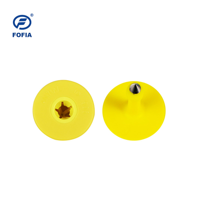 96 Bits TID Tag orecchie Per pecore Ø30.5±0.2mm Custom Per bovini