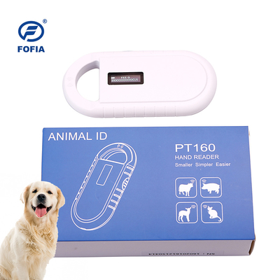 Scanner per microchip per animali domestici 134.2KHz Reader per microchip per animali PT160 Scanner per cani