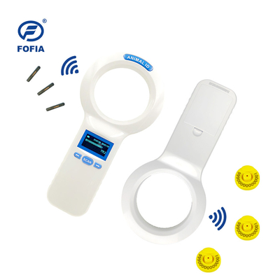 Scanner di chip per animali a pulsanti OLED 128*64 con 3 pulsanti universale per animali domestici