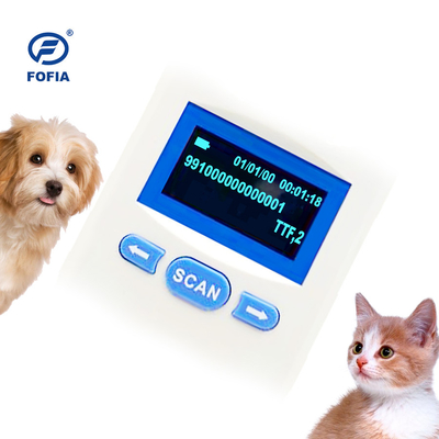 1000 record lettore di chip per animali domestici con archivio dati ROHS lettore di microchip per cani
