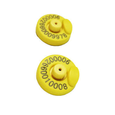 FDX-B personalizzato 134.2Khz Lf EM4305 TPU rotondo RFID Tag auricolare elettronico per bestiame Animali bovini mucche capre pecore maiali coniglio