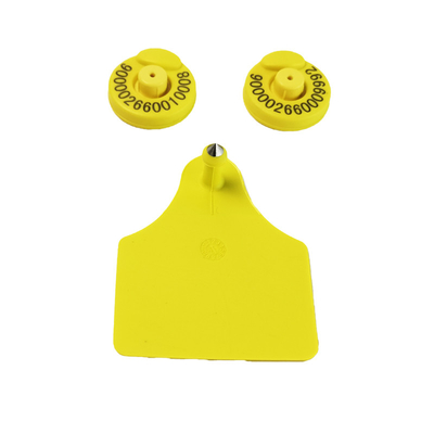 PEUR RFID Ear Tag all'interno della temperatura di funzionamento 17 cm Per la gestione del bestiame
