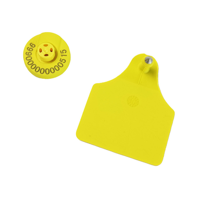 R/W Etichette auricolari elettroniche standard ISO11784/5 HDX PEUR Etichette auricolari animali 350N