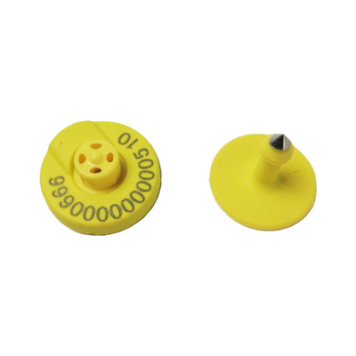 Compatto e affidabile RFID ear tag con vibrazione IEC 68-2-6 e tensione 350N animale