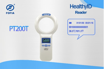 PT280T Microchip Animal Scanner per microchip ISO11784/5 e microchip di temperatura FOFIA HT001