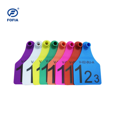 TPU Material Animal Visual Ear Tag Applicator per l'allevamento e la sicurezza del bestiame