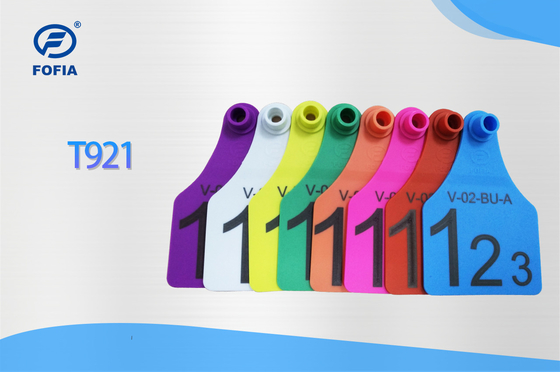 TPU Material Animal Visual Ear Tag Applicator per l'allevamento e la sicurezza del bestiame
