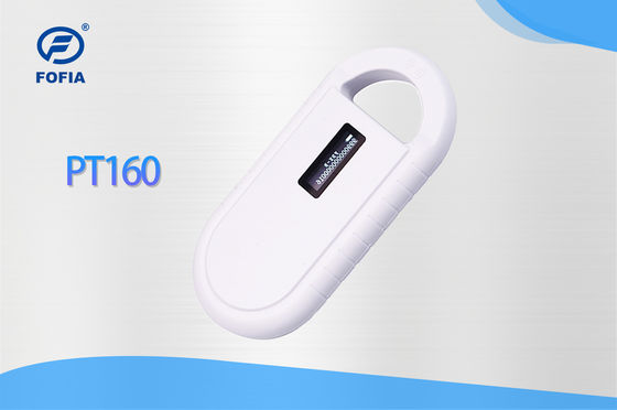 Compatto scanner per lettori di microchip per animali con batteria ricaricabile per la lettura del chip ID