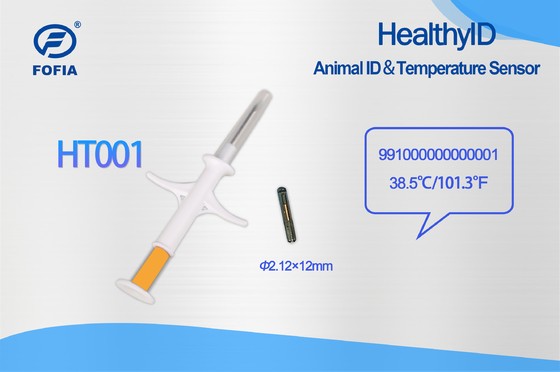134.2Khz FDX-B Microchip 2.12*12 1.4*8mm Microchip per il bestiame per l'identificazione degli animali