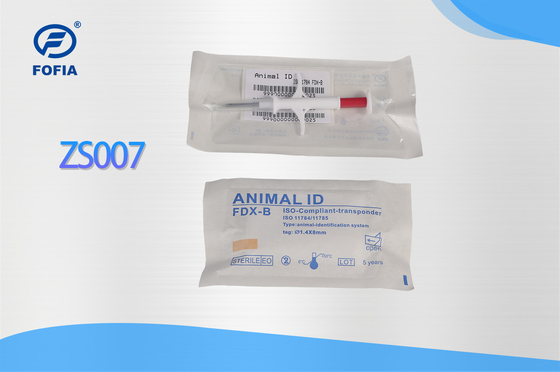 134.2Khz FDX-B Microchip 2.12*12 1.4*8mm Microchip per il bestiame per l'identificazione degli animali