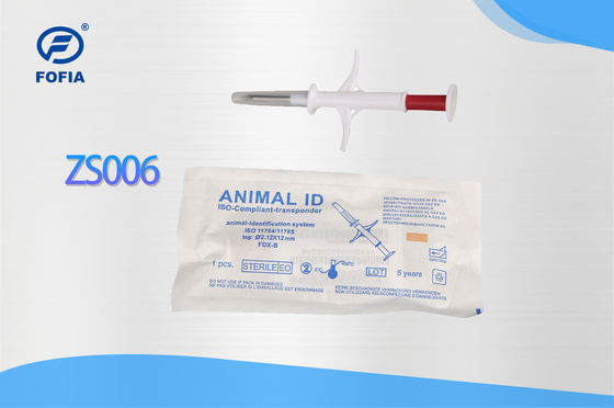 Nuovo microchip RFID resistente all'acqua per animali ZS006 con IP67 certificato ICAR per cani, gatti, mucche, suini, pecore e animali domestici