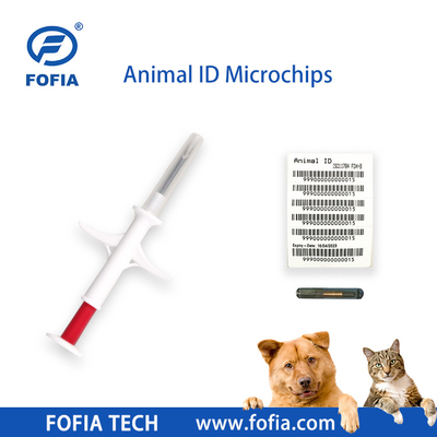 134.2kHz ICAR EM4305 Implantazione RFID 1.25x7 1.4x8 2.12x12mm GlassTag Microchips Dog Micro Chip Animal ID Pet Microchip per animali