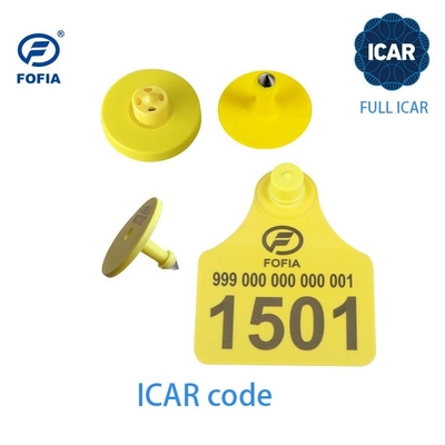 ICAR 125KHZ/134.2KHZ RFID etichette auricolari per animali RFID elettronica a bassa frequenza per il tracciamento degli animali