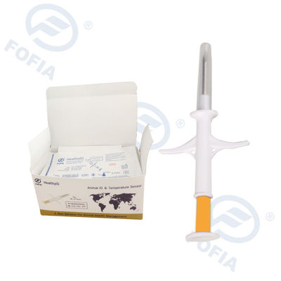 Monitoraggio in tempo reale Microchip 2 in 1 per l'identificazione e la temperatura degli animali dello zoo HT003