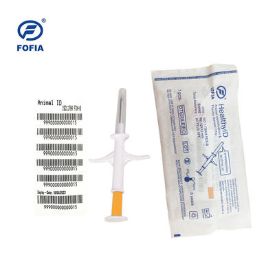 Chip RFID per la temperatura degli animali ¢ Tag per siringa certificata ISO11784/85