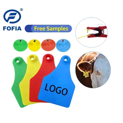 RFID Visual Tag Mini/Medio/Grande Formato Per Gestione Animali Supporto Stampa Laser 134.2 Khz Giallo O Altro Colore