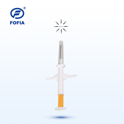 Chip RFID per la temperatura degli animali ¢ Tag per siringa certificata ISO11784/85