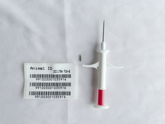Intervallo di temperatura da 25°C a 50°C ISO 11784/5 FDX-B R/W Standard Animal ID Microchip For Control System