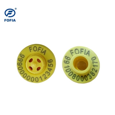 Tag auricolare RFID circolare ICAR ET908 FULL ICAR Code non condiviso ISO11784/5 per l'identificazione degli animali con supporto lettore BLE