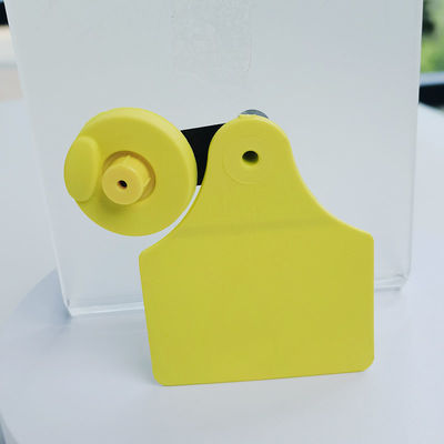 6.8g 5-Year Guarantee Electronic Ear Tag For Livestock, Ultra-Lightweight RFID Animal Identification