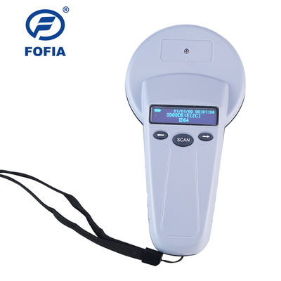 Handheld RFID Microchip Scanner with 128*32 OLED Screen One Year Guarantee and PVC Material for Animal ID Reading