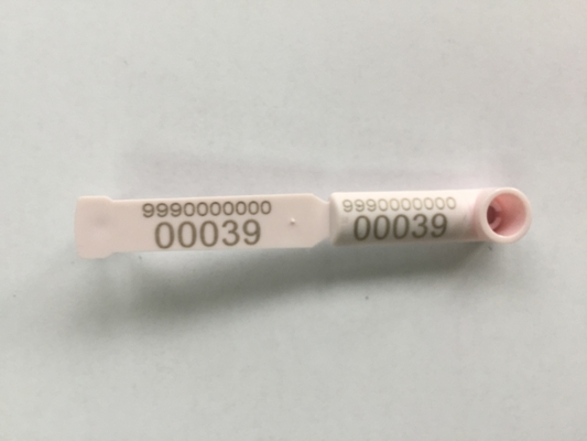 ISO11784/5 FDX-B Tag dell'orecchio delle pecore Tag elettronici delle pecore per l'identificazione degli animali Stampa laser personalizzata disponibile