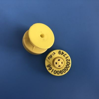 Etichetta auricolare elettronica durevole da 134,2 kHz per il bestiame con ISO11784/5 FDX-B standard e materiale TPU impermeabile